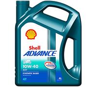 Shell 550053816 Advance 4T AX7 10W40 (SM/MA2), Blu, Taglia Unica