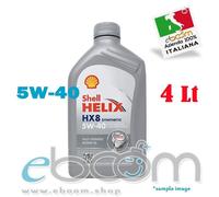 SHELL 5W40 Olio motore Auto Helix HX8 100% sintetico A3-B4 4 Litri