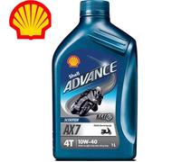 Shell Advance 4T AX7 10W40 SLMA2 Latta da 1 litro