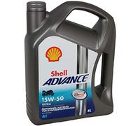 Shell Advance Ultra 4T 15W-50, Olio per Moto, 4 l, 13510020