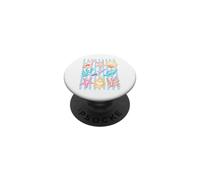 Shell Collector Beach Stripes Seashell Summer PopSockets PopGrip Adesivo