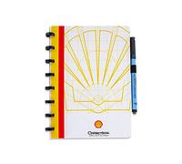 Shell CORE 006 Eco Note Book, Rosso, Giallo e Bianco, A5