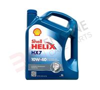 Shell Elica HX7 10W-40 Olio Motore Semi Sintetico Acea A3 B4 Api Neve Forti 5L