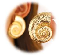 Shell gioielli orecchini per bambini ciondolo sirena d'oro orecchini a conchiglia spiaggia vintage chic donne ragazze regalo oceano gioielli, 0, Metallo, Nessuna pietra preziosa