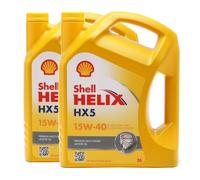 SHELL Helix HX5 15W-40 Olio Motore Api Sn, Api Cf, Acea A3/B3 , 5 Litro