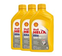 SHELL Helix HX6 10W-40 Olio MB 229.3, VW 501 01, Renault RN0700, 3x1 Litro