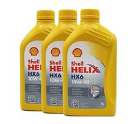 SHELL Helix HX6 10W-40 Olio MB 229.3, VW 501 01, Renault RN0700, 5x1 Litro