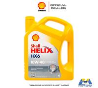 Shell Helix HX6 10W40 Olio Motore Semi Sintetico ACEA B3 B4 - RN070 VW | 5 Litri