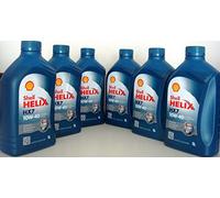 Shell Helix HX7 10W-40 Olio Motore Semisintetico 6 barattoli da 1 Litro = 6 Litri