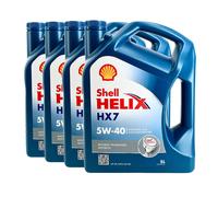 SHELL Helix HX7 5W-40 Olio Motore MB 229.3, VW 502 00, VW 505 00, 4x5 Litri