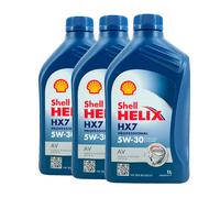 SHELL Helix HX7 Professional AV 5W-30 Olio Motore Semisintetico 3x1 L