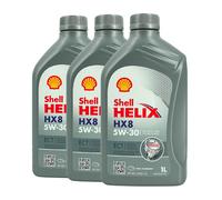1 LITRO SHELL HELIX HX8 5W30 ECT OLIO MOTORE VW 504.00 507.00 AUDI MERCEDES BMW