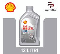 SHELL HELIX HX8 5W40 LUBRIFICANTE BENZINA / DIESEL / GPL / METANO OLIO MOTORE 12