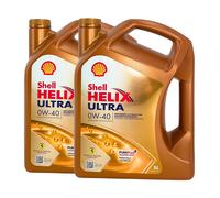 SHELL Helix Ultra 0W-40 Olio MB 229.5, Renault RN0710, VW 505 00, 2x5 Litro