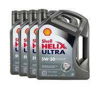 SHELL Helix Ultra 5W-30 Olio MB 229.5,MB 226.5, VW 502 00, VW 505 00, 4x5 Litro