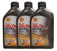 Shell Helix Ultra 5W-40 3X1 Litro Kanne Olio Motore MB 229.5 BMW LL01