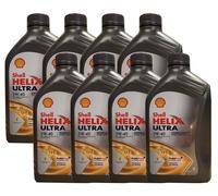 Shell Helix Ultra 5W-40 8X1 Litro Olio Motore BMW LL01 MB 229.5 Porsche A40