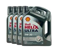 SHELL Helix Ultra Ect C3 5W-30 Olio Motore MB 229.51,MB 229.31,Api Sn,4x5 Litro