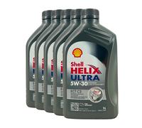 SHELL Helix Ultra Ect C3 5W-30 Olio Motore MB 229.51,MB 229.31,Api Sn,5x1 Litro