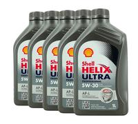 SHELL Helix Ultra Professional AP-L 5W-30 Olio Motore PSA B 71 2290, 5x1 Litri