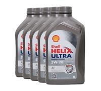 SHELL Helix Ultra Professionale Af 5W-20 Olio Ford WSS-M2C948-B, 5x1 Litro