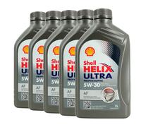 SHELL Helix Ultra Professionale Af 5W-30 Olio Ford WSS-M2C913-C/D, 5x1 Litro