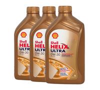 SHELL Helix Ultra Professionale AP-L 0W-30 Olio Motore PSA B712312, 3x1 Litro