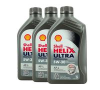 SHELL Helix Ultra Professionale AP-L 5W-30 Olio Motore PSA B 71 2290, 3x1 Litro
