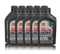 Shell Helix Ultra Professionale AR-L 5W-30 10X1 Litri Olio Motore C4, Renault