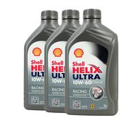 SHELL Helix Ultra Racing 10W-60 Olio Motore ACEA A3/B3, ACEA A3/B4, 3x1 Litro