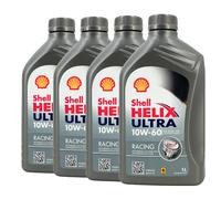 SHELL Helix Ultra Racing 10W-60 Olio Motore ACEA A3/B4 A3/B3 4 L (4x1)