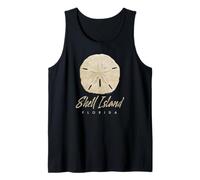 Shell Island Florida Shelling Gift Souvenir Sand Dollar Canotta