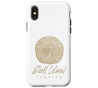 Shell Island Florida Shelling Gift Souvenir Sand Dollar Custodia per iPhone X/XS