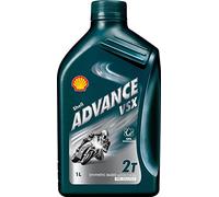Olio scooter ADVANCE VSX lubrificante sintetico 1L per motori 2T SHELL