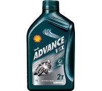 Olio scooter ADVANCE VSX lubrificante sintetico 1L per motori 2T SHELL