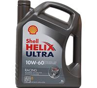 SHELL Olio motore Helix 10W-60 Olio sintetico 100% 5 L Compatibilità con VW Golf 4 Hatchback 1J1 Golf 5 Hatchback 1K1 POLO 9N, BMW 3 Sedan E90, AUDI A3 Sportback 8PA