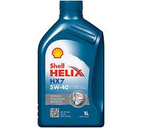 SHELL Olio motore Helix HX7 5W-40 MB 229.3, PREZZO 5 LITRI Renault , VW FIAT