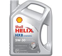 Olio SHELL HELIX HX8 100% sintetico 4L 5W30 per motori benzina e diesel ACEA C3