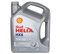 SHELL Helix HX8 5W-30 Ect Olio Motore MB 229.51, VW 507 00, MB 229.31, 5 Litro