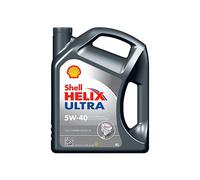 SHELL Olio motore Helix Ultra 5W-40 4 L Compatibilità con RENAULT Clio III Hatchback BR0/1, CR0/1 CLIO II BB0/1/2, CB0/1/2, PEUGEOT 206 2 volumi/Coda spiovente 2A/C 207 WA, WC 208 I Hatchback CA, CC
