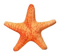 Shell Pillow - Conch Starfish Shape, Cute Firm Cushion | Velvet Throw Plush Accent, Stuffed Novelty Soft Decor, Couch Display or Nautical Theme Bedroom Aesthetic