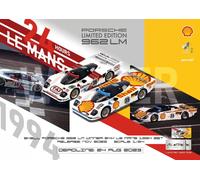 Shell Porsche 962 LM 24Hr Le Mans Vincitore 1994 Set 1:64 Tiny City COMBO64004