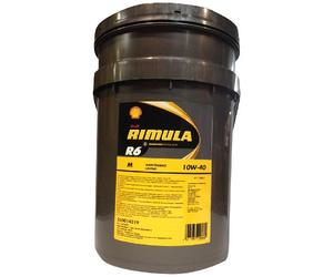 Shell Rimula R6 M 10W40 E7 228.5 Secchio da 20 Litri -Olio Motore Camion e Mezzi Pesanti