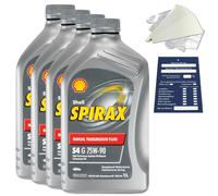 Shell Spirax S4 G 75W-90 Olio Cambio 4 L VW 501.50 GL-4
