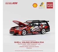 Shell Valino Stagea R34 Pluto Mok Driftagea 34 1:64 Scala Pop Race PR640038
