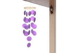 Shell Wind Chime Garden Ornament, Soli Rilassanti Rilassanti, 12,5 Cm, Decorazione Sospesa Da Giardino A, Decorazione Sospesa, Conchiglia W Ind Chime, Design Portatile Leggero, Per Estate, Costi