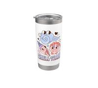 Shell Yeah Seashell Pun Beach Vacation Coastal Humor Bicchiere termico in acciaio inox doppia parete