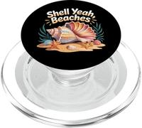 Shell Yeah Spiagge Divertente Seashell e Beach Vacation Amante PopSockets PopGrip per MagSafe