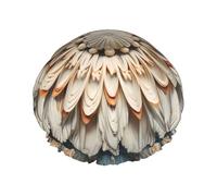 Shellac Cuffia da doccia da donna a doppio strato, riutilizzabile, design di grandi dimensioni adatto a tutte le lunghezze dei capelli, adatta per ragazze, spa e uso domestico.