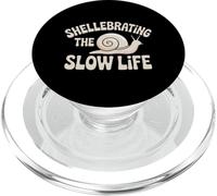 Shellebrating The Slow Life Lumaca Shell Slow Life PopSockets PopGrip per MagSafe